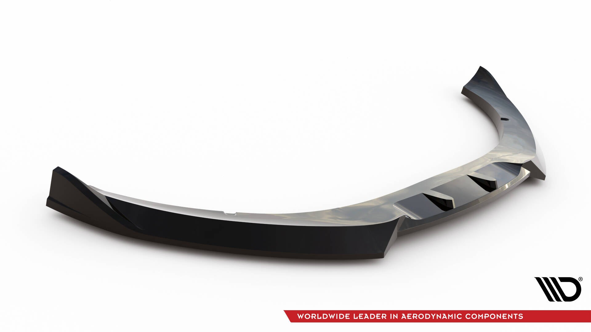 Maxton Design Street+ Spoilerlippe Front Ansatz V.3 passend für Audi TT 8J schwarz Hochglanz