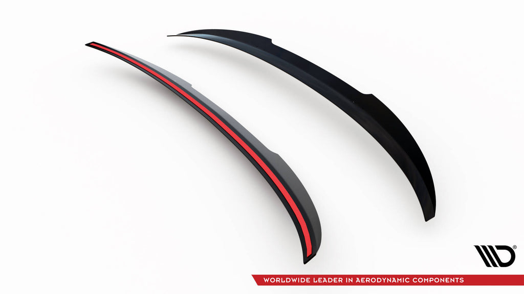 Maxton Design Spoiler CAP passend für BMW 4er F32 schwarz Hochglanz