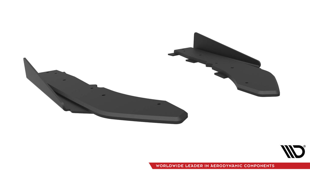 Maxton Design Street Pro Heck Ansatz Flaps Diffusor + Flaps passend für BMW M440i G22 / G23 / G22 Facelift / G23 Facelift schwarz Hochglanz