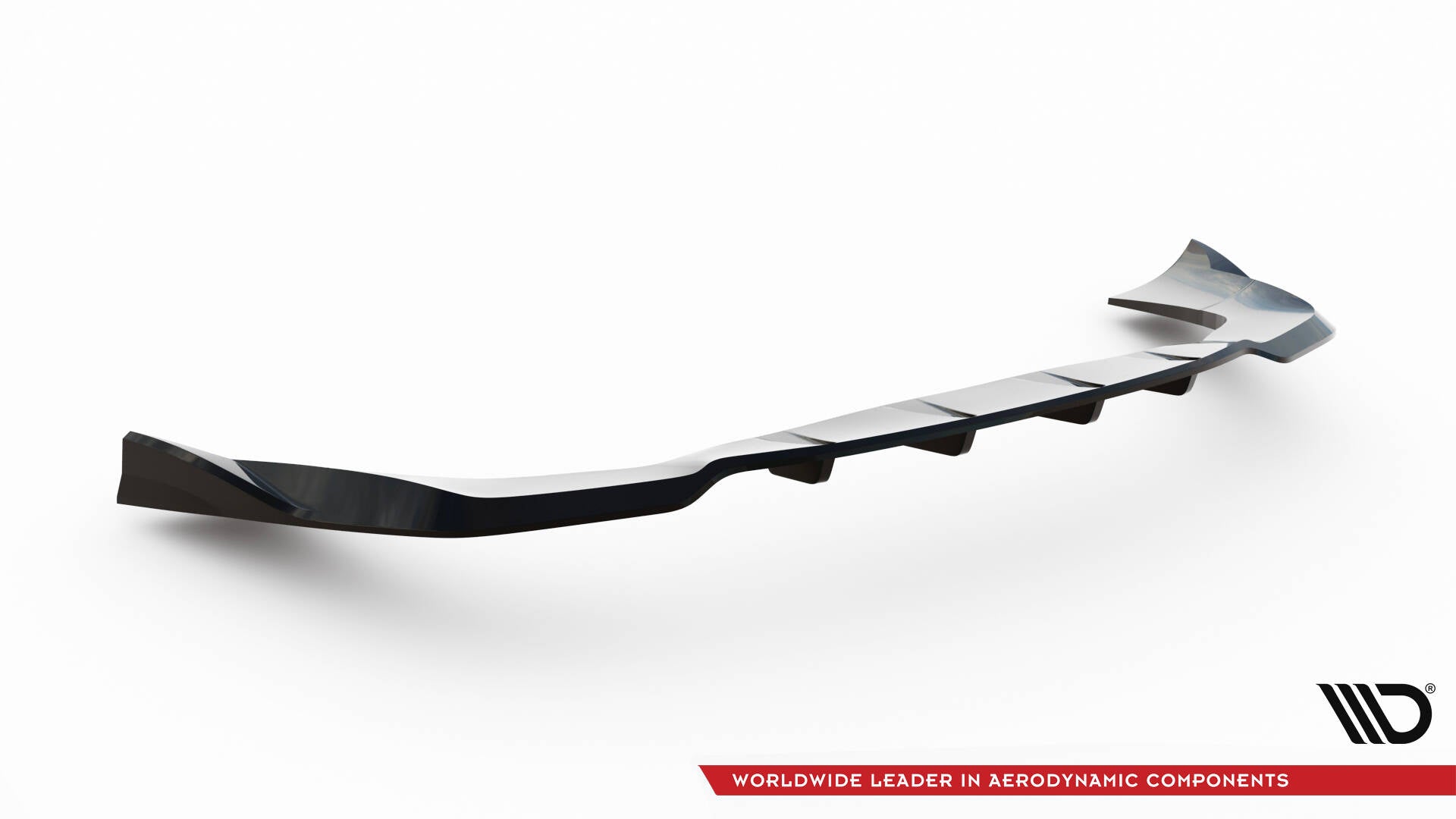 Maxton Design Street+ Mittlerer Diffusor RACE V.2 passend für Mercedes-AMG GT 63 / 55 / 63 S E Performance C192 schwarz Hochglanz