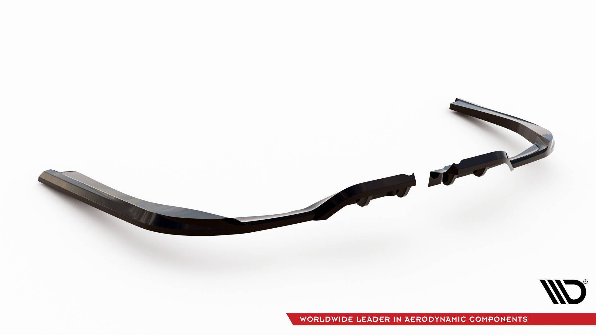 Maxton Design Street+ Mittlerer Diffusor RACE passend für BMW M760e G70 schwarz Hochglanz