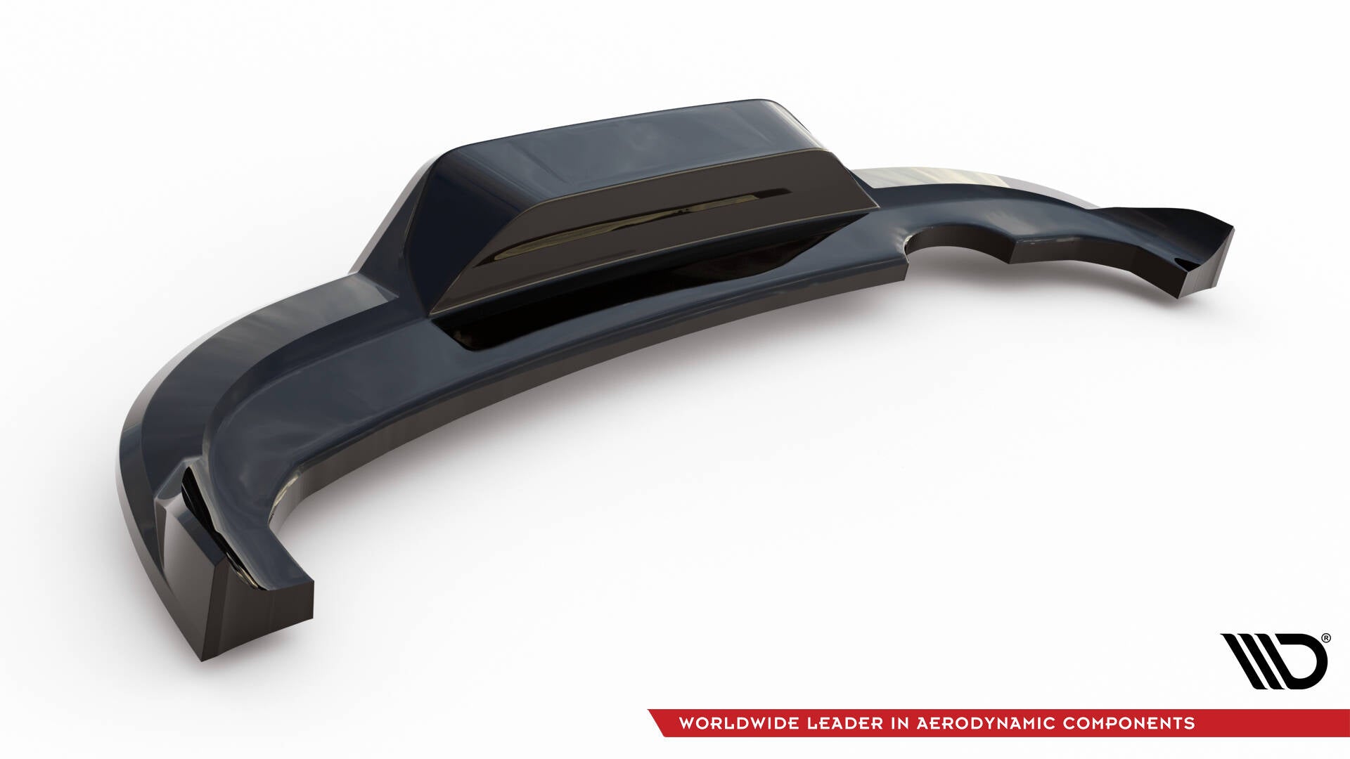 Maxton Design Street+ Mittlerer Diffusor RACE passend für Seat Arona FR Mk1 Facelift schwarz Hochglanz