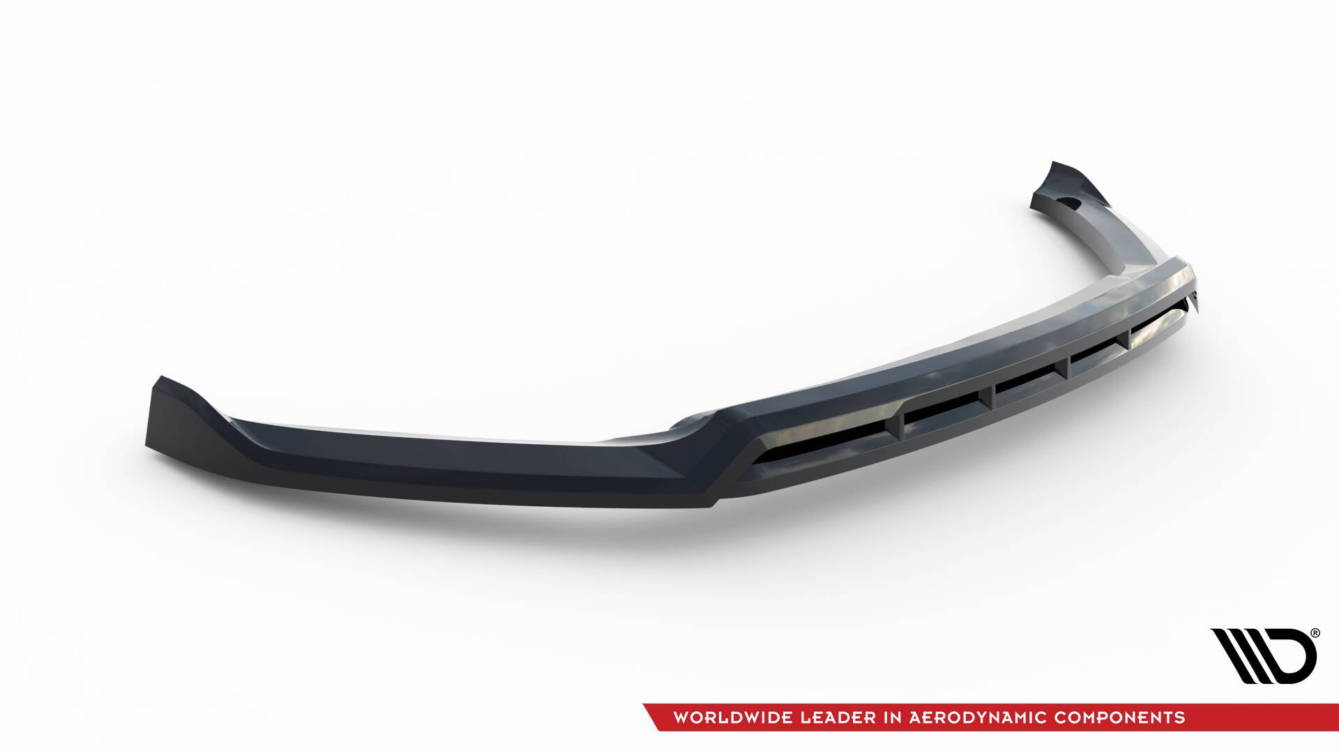 Maxton Design Street+ Spoilerlippe Front Ansatz passend für Ford Edge ST Mk2 Facelift schwarz Hochglanz