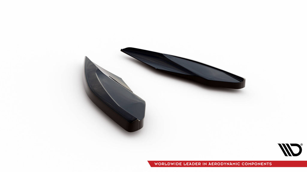 Maxton Design Heck Ansatz Flaps Diffusor V.2 passend für Cupra Leon Hatchback Mk1 schwarz Hochglanz