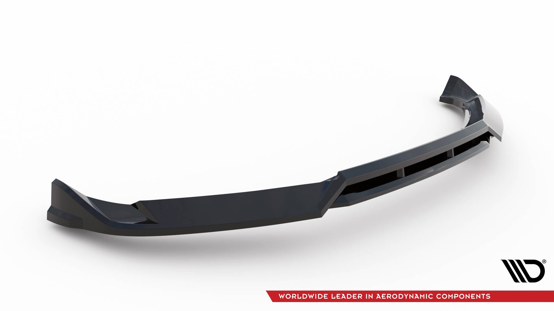 Maxton Design Street+ Spoilerlippe Front Ansatz V.1 passend für BMW XM G09 schwarz Hochglanz