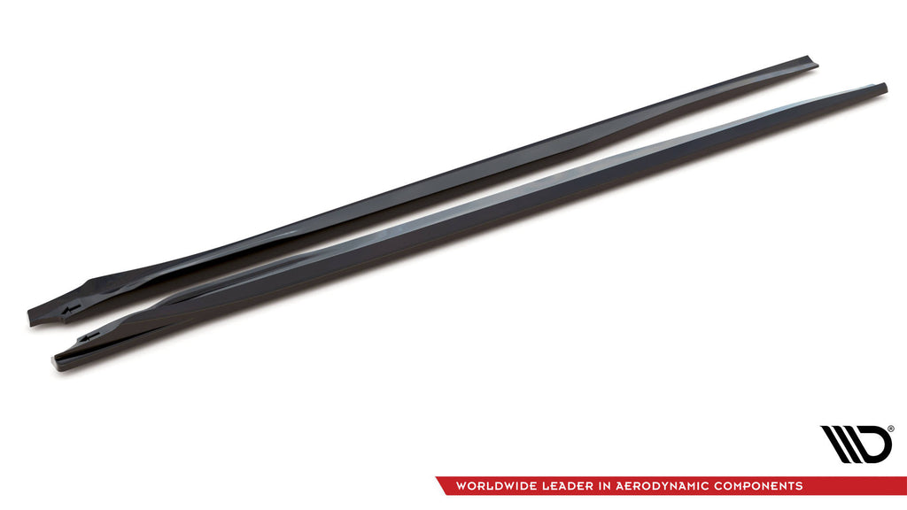 Maxton Design Street+ Seitenschweller Leisten passend für Infiniti G37 Coupe schwarz Hochglanz