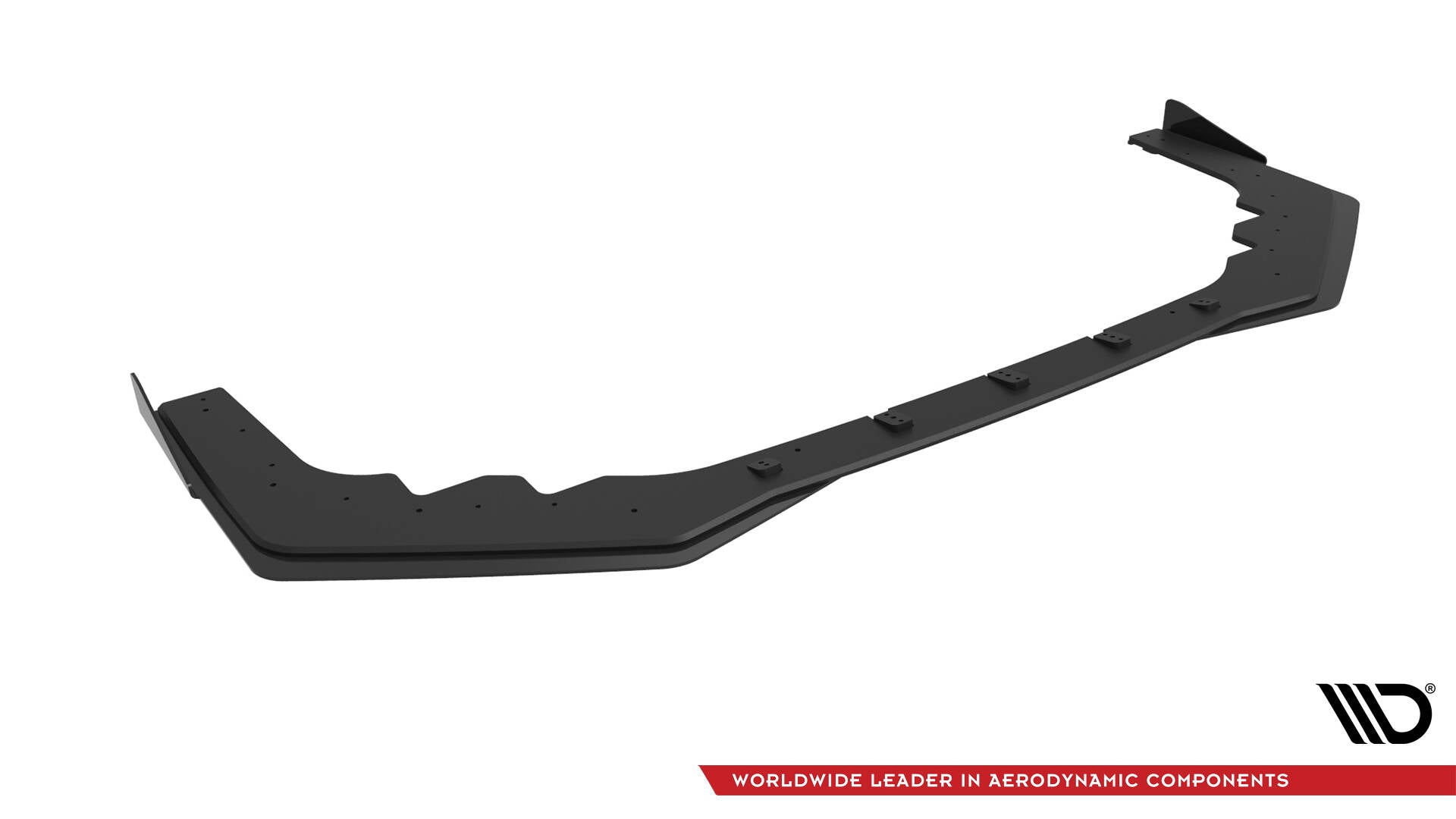 Maxton Design Street Pro Street+ Spoilerlippe Front Ansatz + Flaps passend für Subaru WRX STI Mk1 Facelift schwarz Hochglanz
