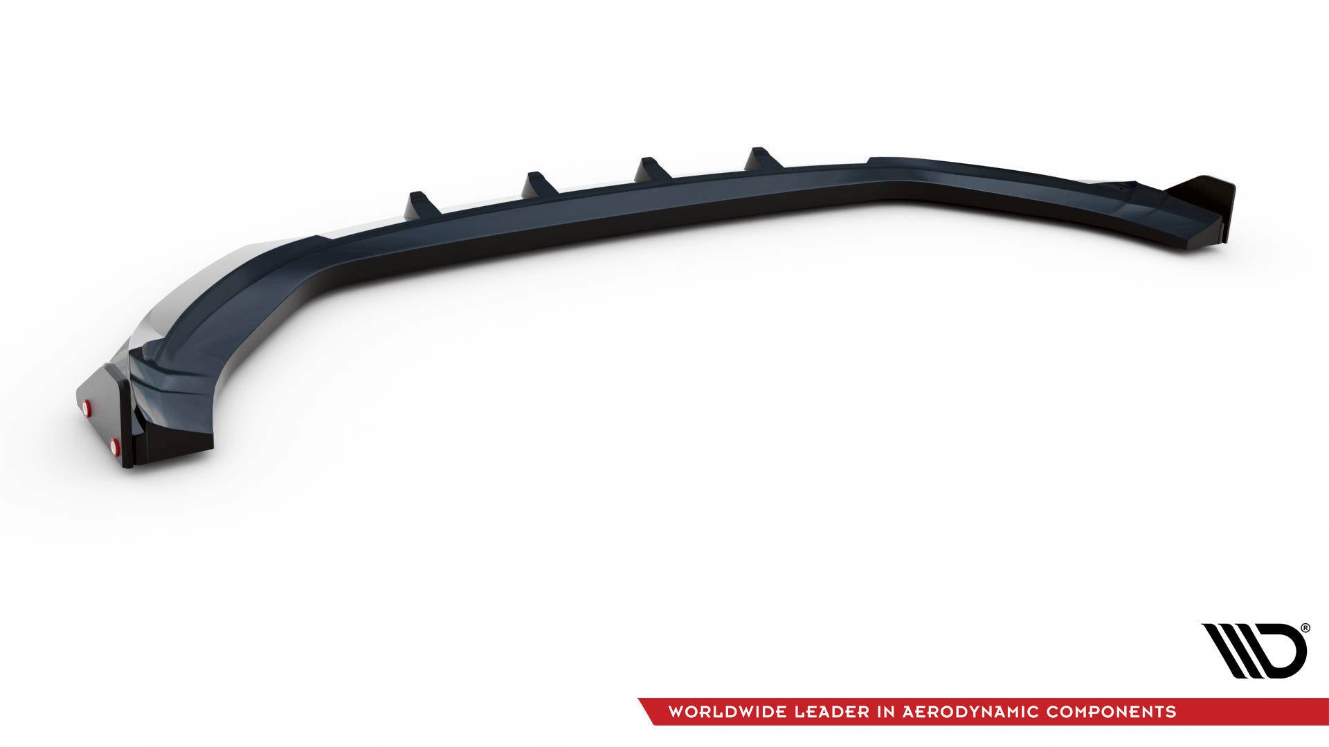 Maxton Design Street+ Spoilerlippe Front Ansatz V.2 + Flaps passend für Hyundai Kona N Mk1