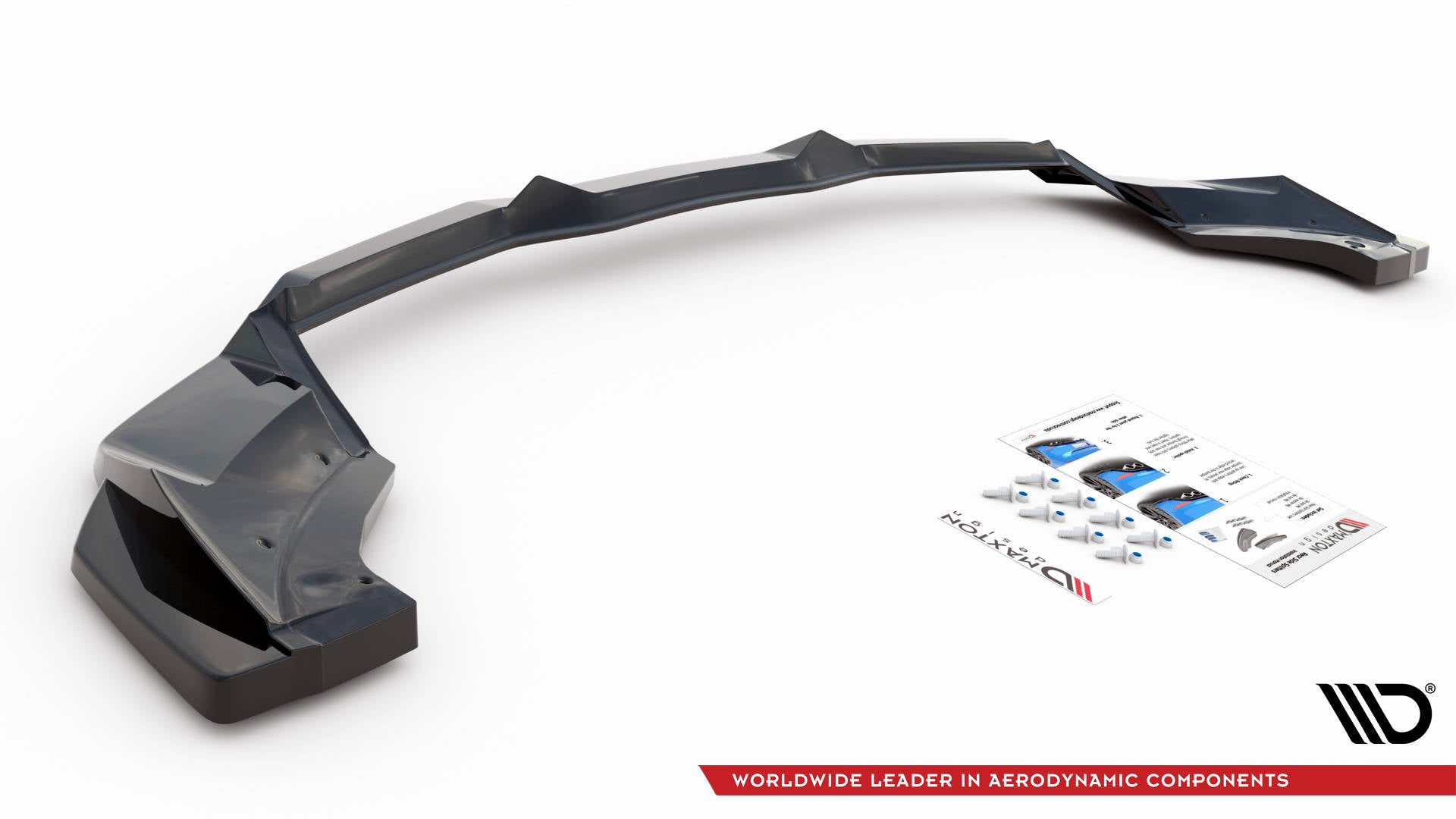 Maxton Design Heckansatz Chevrolet Corvette C8 schwarz Hochglanz für Chevrolet Corvette C8