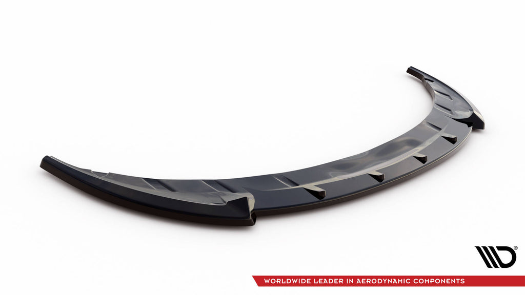 Maxton Design Street+ Spoilerlippe Front Ansatz passend für Toyota Yaris Mk3 Facelift schwarz Hochglanz