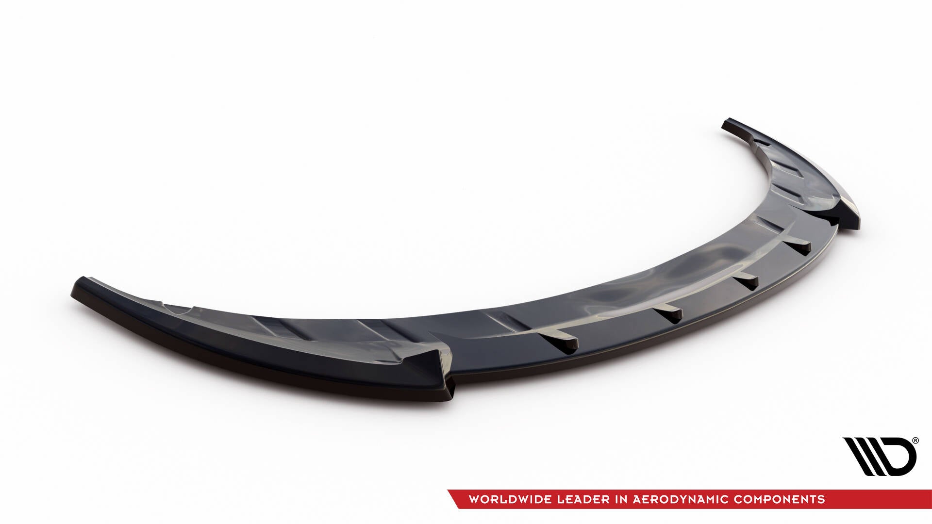 Maxton Design Street+ Spoilerlippe Front Ansatz passend für Toyota Yaris Mk3 Facelift schwarz Hochglanz