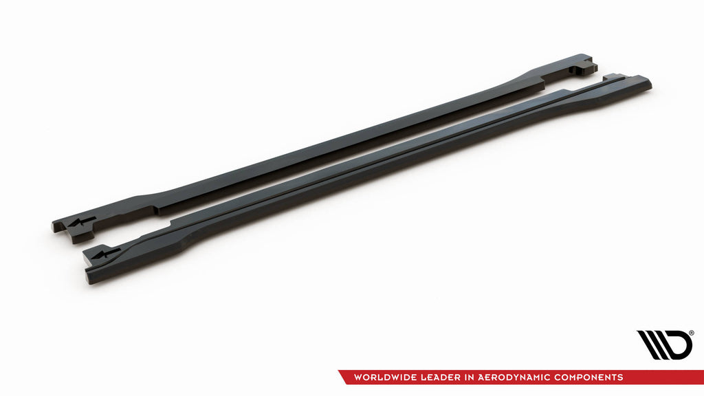 Maxton Design Street+ Seitenschweller Leisten passend für Hyundai Tucson Mk4 schwarz Hochglanz