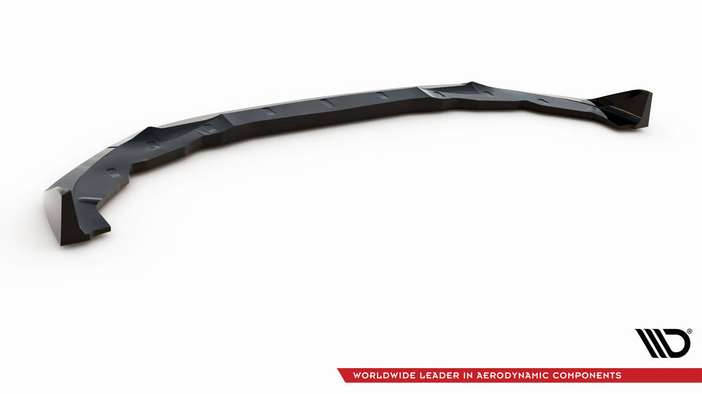 Maxton Design Street+ Spoilerlippe Front Ansatz V.3 passend für BMW 2 Coupe M-Paket / M240i G42 schwarz Hochglanz