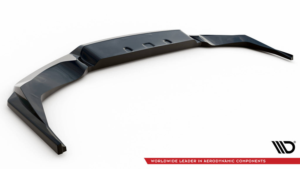 Maxton Design Street+ Mittlerer Diffusor RACE passend für Nissan GTR R35 Facelift schwarz Hochglanz