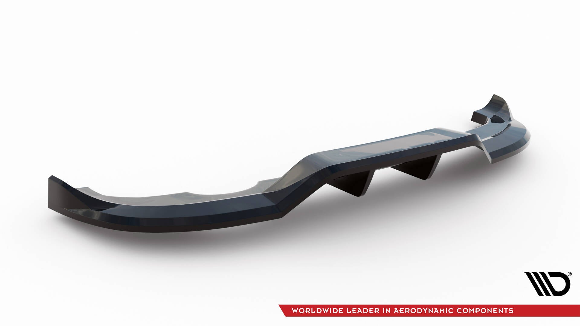 Maxton Design Street+ Mittlerer Diffusor RACE passend für Seat Arona FR Mk1 Facelift schwarz Hochglanz