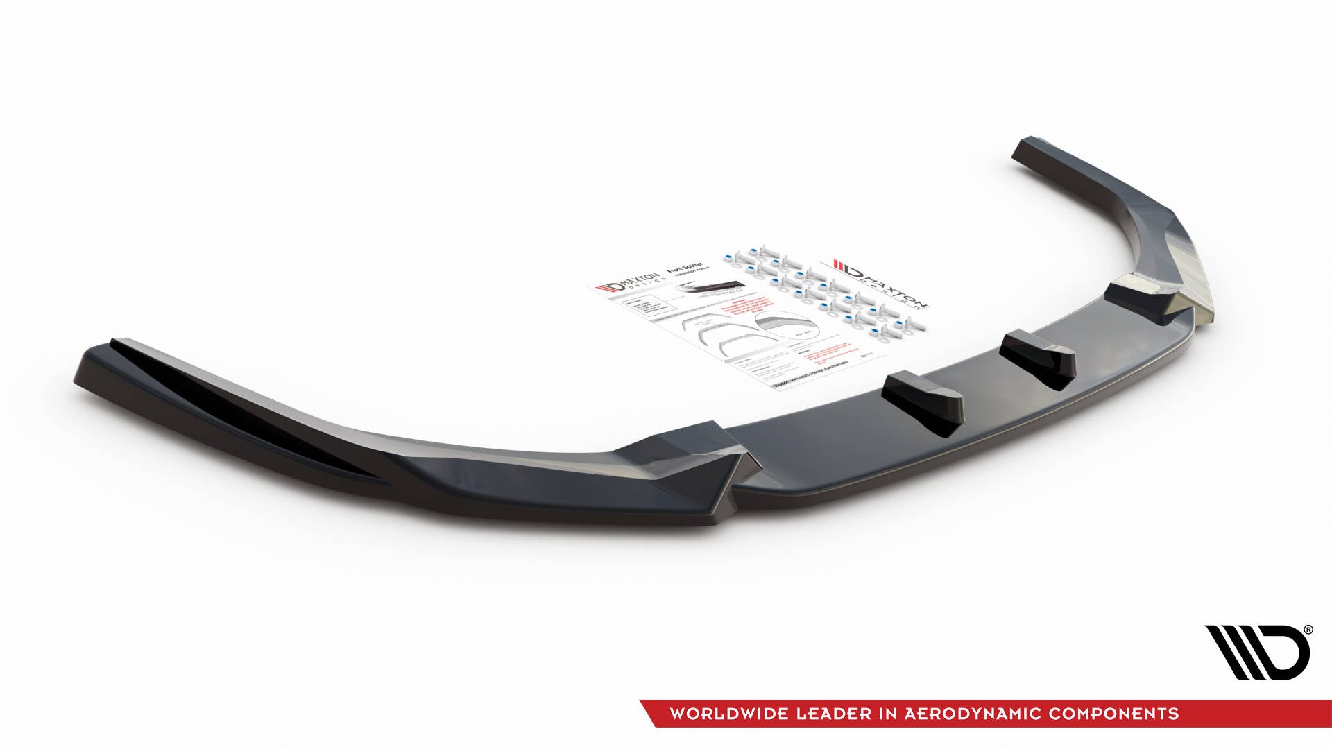 Maxton Design Street+ Spoilerlippe Front Ansatz passend für Kia XCeed Mk1 schwarz Hochglanz