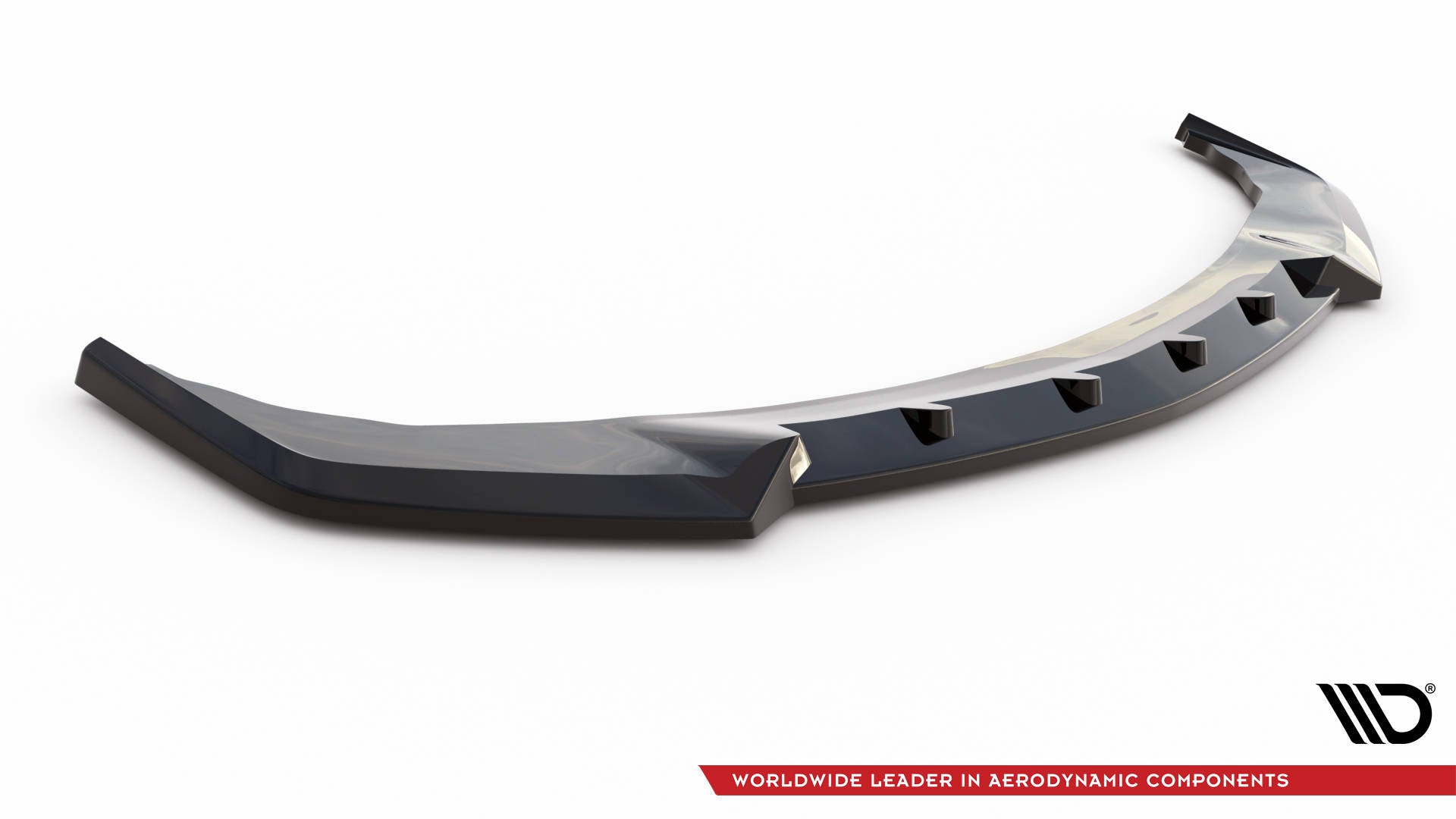 Maxton Design Street+ Spoilerlippe Front Ansatz V.2 passend für Infiniti Q50 S Mk1 schwarz Hochglanz