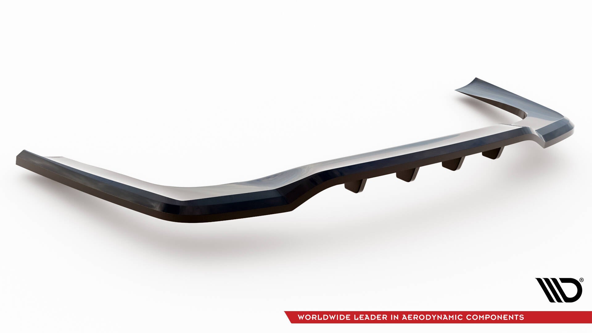 Maxton Design Street+ Mittlerer Diffusor RACE passend für Mercedes-Benz CLA Coupe C118 schwarz Hochglanz