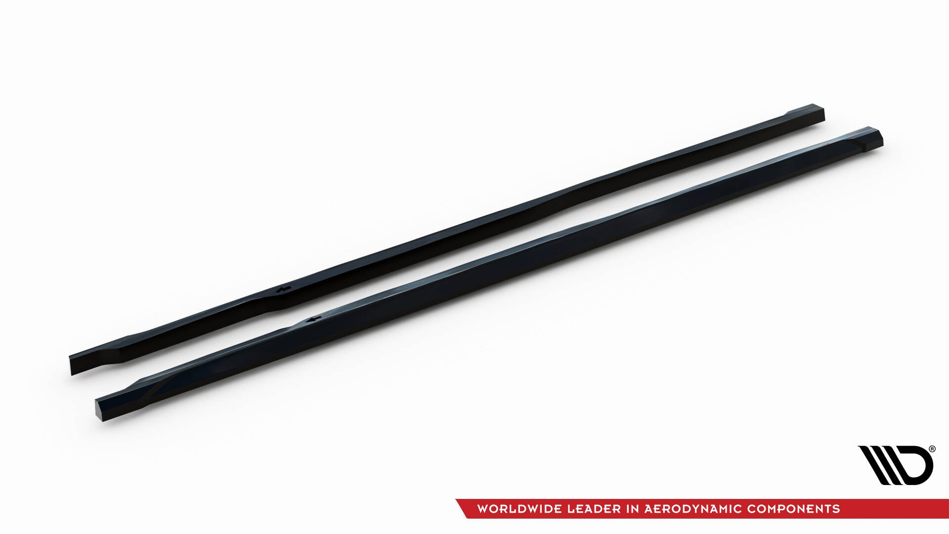 Maxton Design Street+ Seitenschweller Leisten passend für Toyota Sienna Mk4 schwarz Hochglanz