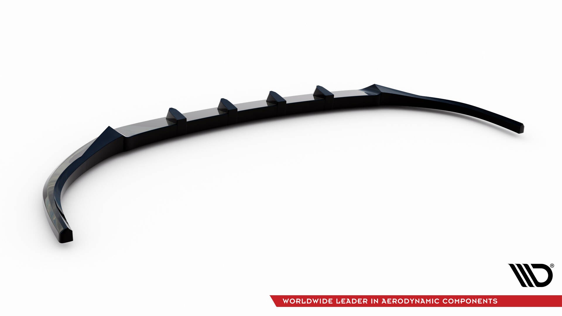 Maxton Design Street+ Spoilerlippe Front Ansatz V.1 passend für Mazda 3 Mk4 schwarz Hochglanz