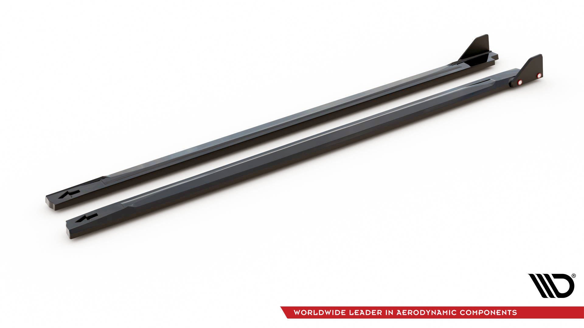 Maxton Design Street+ Seitenschweller Leisten passend für V.1 + Flaps passend für Hyundai Kona N Mk1