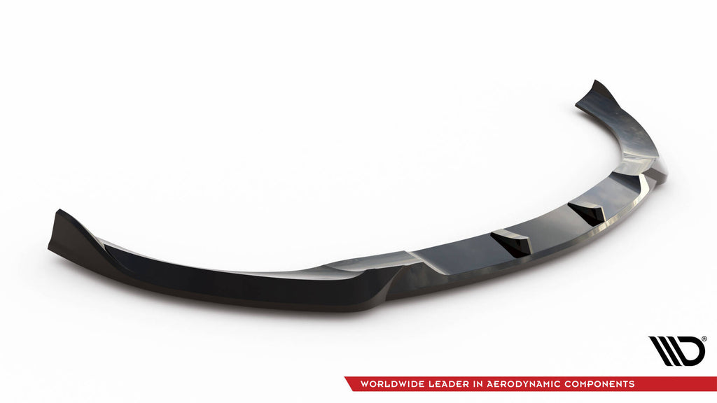 Maxton Design Street+ Spoilerlippe Front Ansatz V.2 passend für Mercedes-Benz CLE AMG-Line C236 schwarz Hochglanz