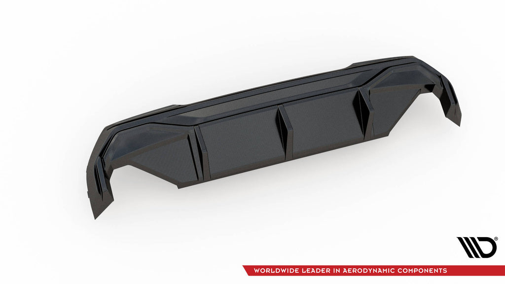 Maxton Design Carbon Fiber Diffusor Heck Ansatz passend für Prepreg V.2 BMW 1er M-Paket/ M135i / 128ti F40