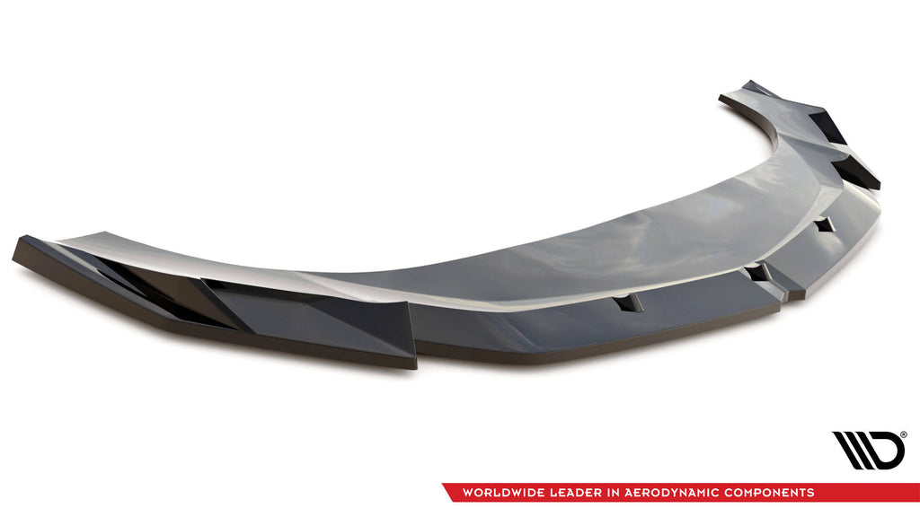 Maxton Design Street+ Spoilerlippe Front Ansatz V.1 passend für Lamborghini Urus Mk1 schwarz Hochglanz