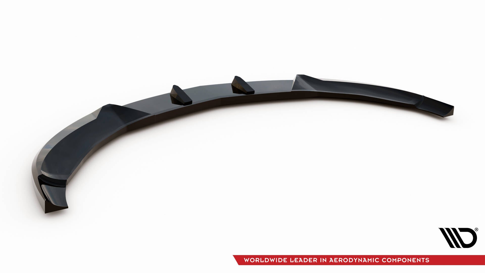 Maxton Design Street+ Spoilerlippe Front Ansatz passend für Mercedes-Benz CLA AMG-Line C117 schwarz Hochglanz