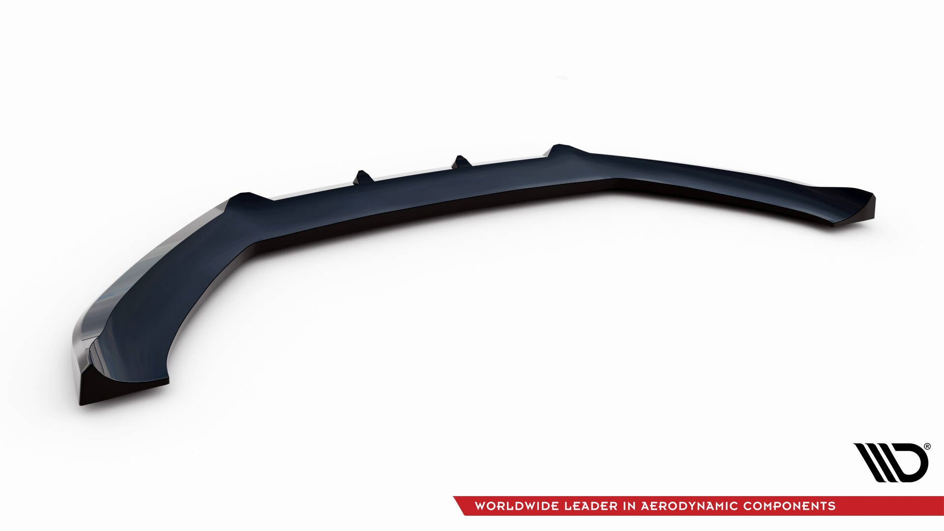 Maxton Design Street+ Spoilerlippe Front Ansatz V.3 passend für Audi S5 / A5 S-Line 8T Facelift schwarz Hochglanz