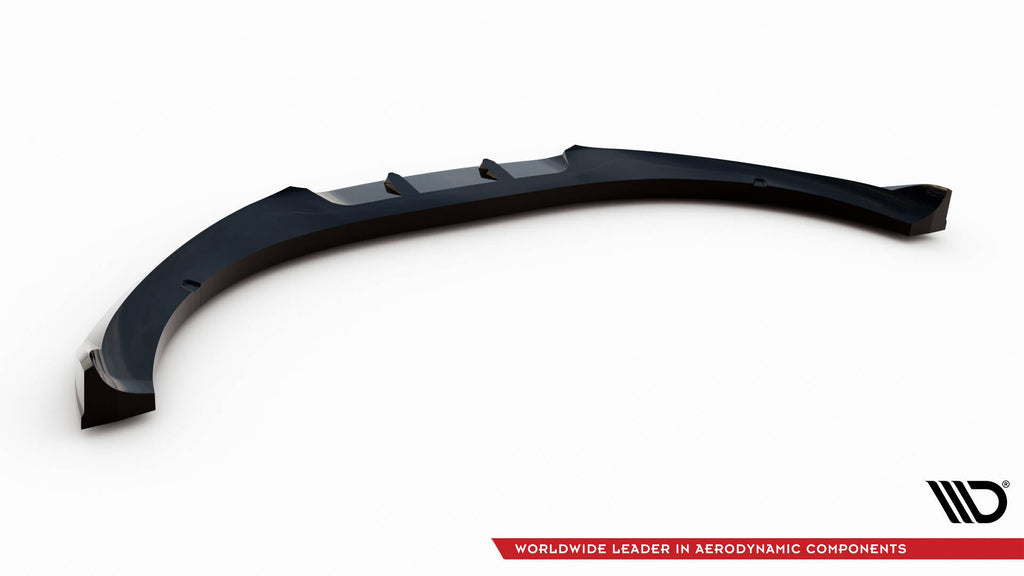 Maxton Design Street+ Spoilerlippe Front Ansatz V.3 passend für Audi TT 8J schwarz Hochglanz