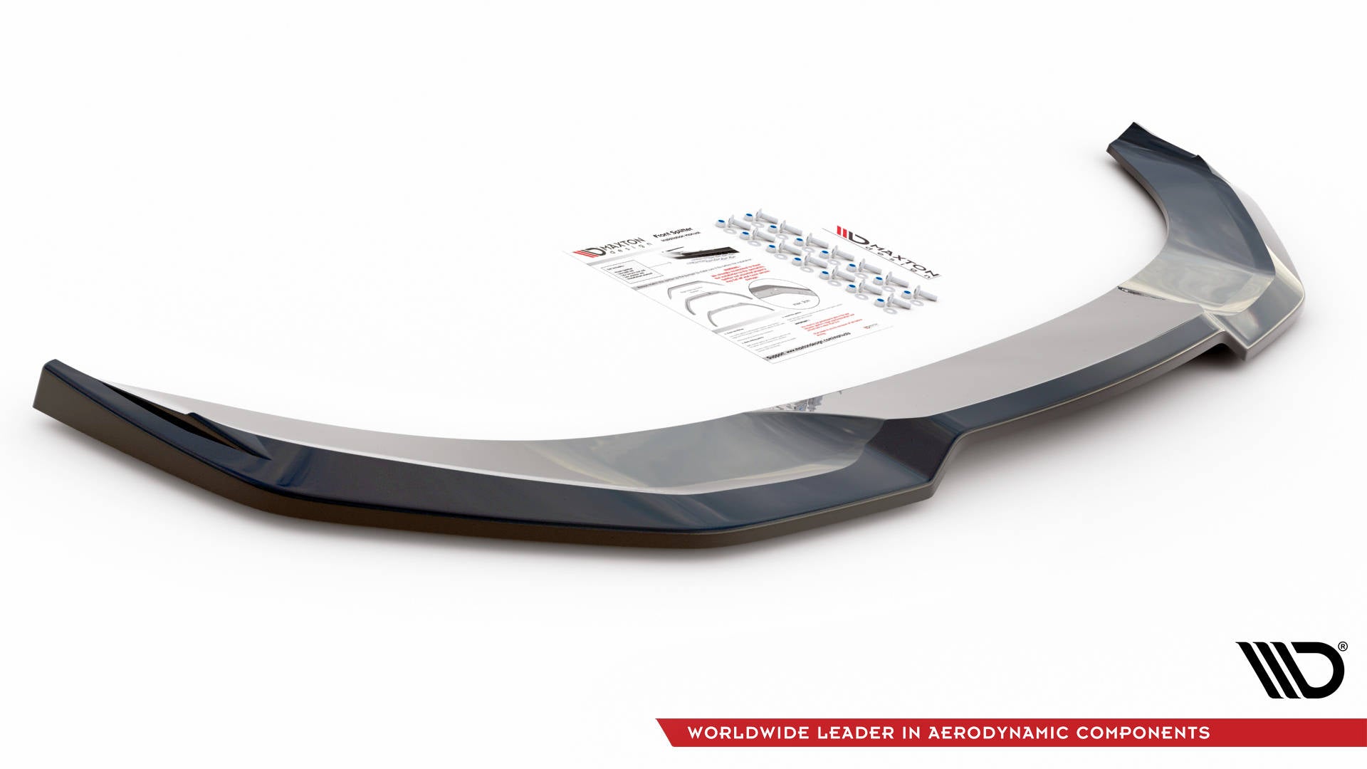 Maxton Design Street+ Spoilerlippe Front Ansatz V.3 passend für Nissan 370Z Nismo Facelift schwarz Hochglanz