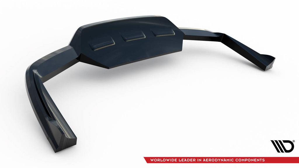 Maxton Design Street+ Mittlerer Diffusor RACE passend für Bentley Bentayga Mk1 schwarz Hochglanz