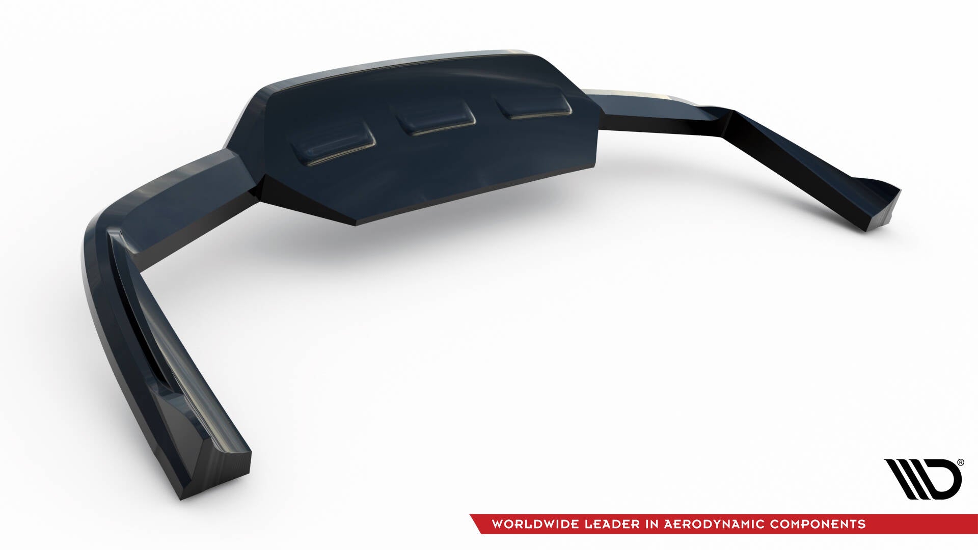 Maxton Design Street+ Mittlerer Diffusor RACE passend für Bentley Bentayga Mk1 schwarz Hochglanz