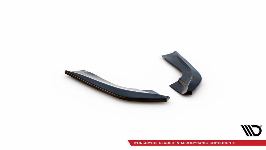 Maxton Design Heck Ansatz Flaps Diffusor passend für BMW X5 E70 Facelift M Paket schwarz Hochglanz