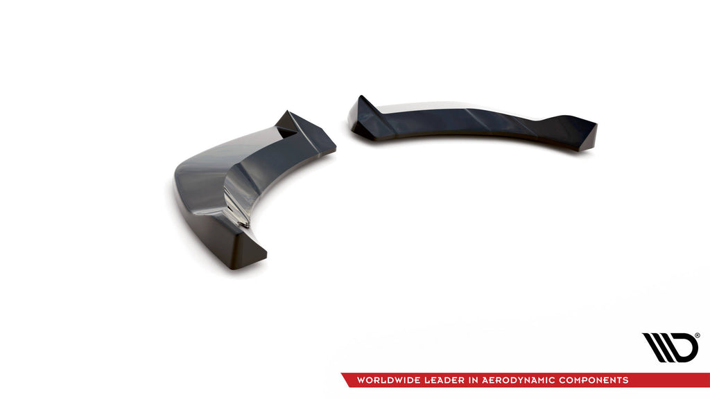 Maxton Design Heck Ansatz Flaps Diffusor passend für Seat Ateca Mk1 schwarz Hochglanz