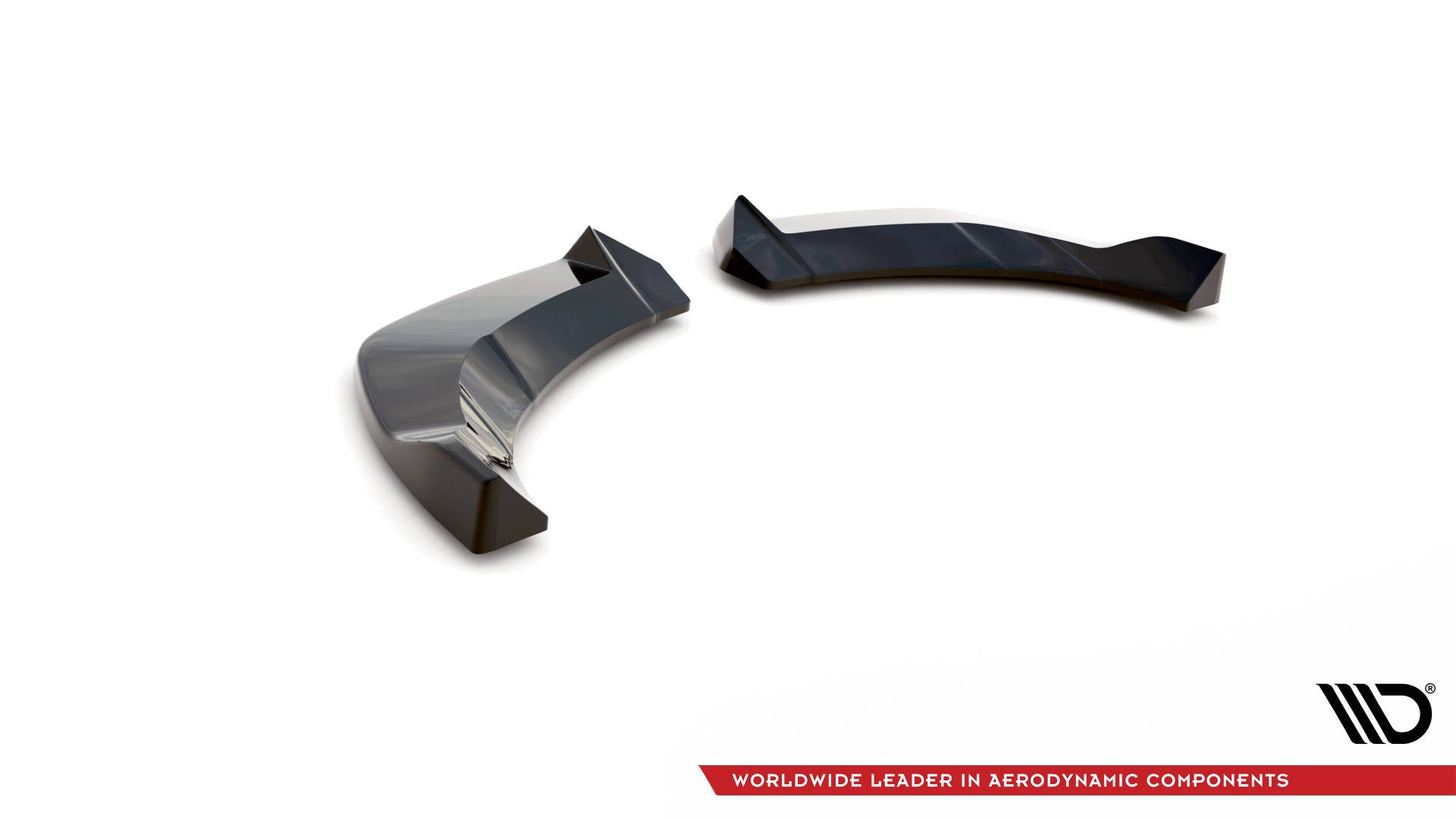 Maxton Design Heck Ansatz Flaps Diffusor passend für Seat Ateca Mk1 schwarz Hochglanz