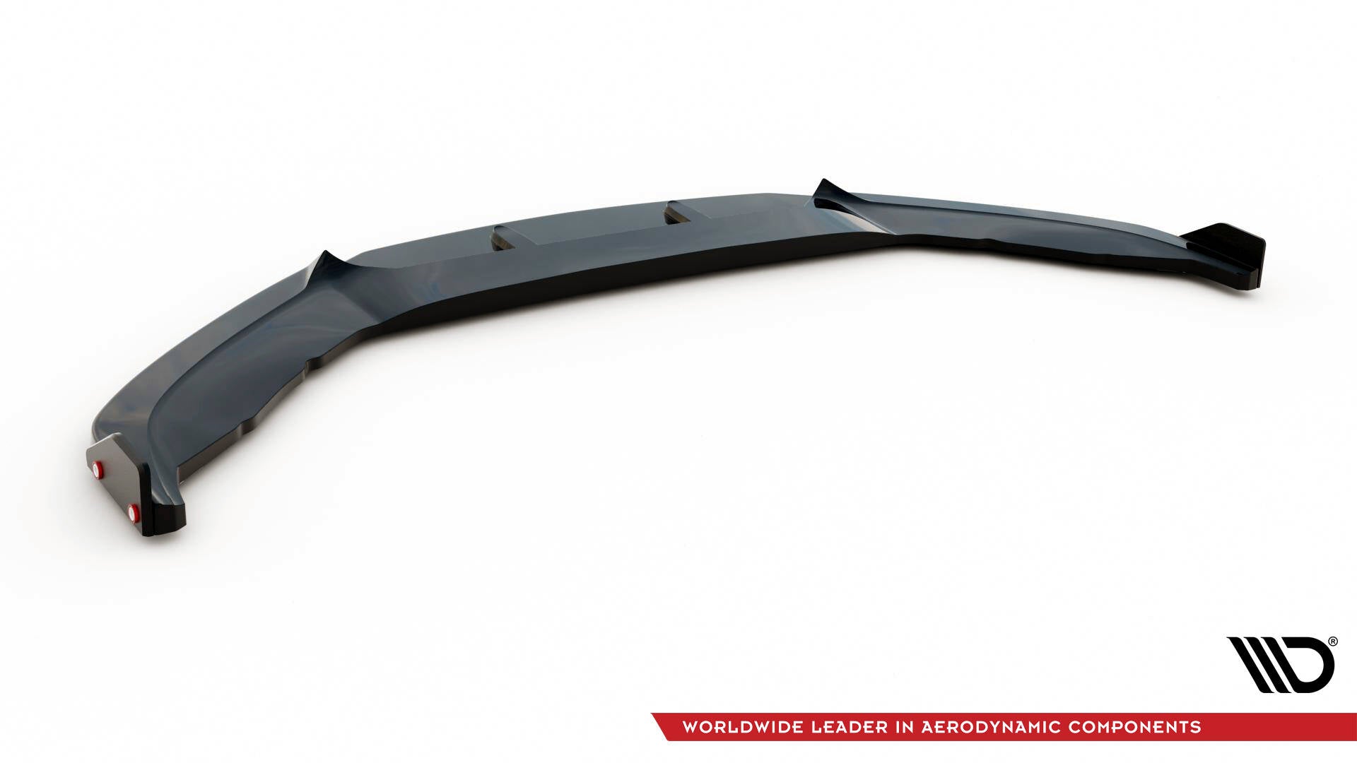 Maxton Design Street+ Spoilerlippe Front Ansatz V.3 + Flaps passend für VW Scirocco R Mk3