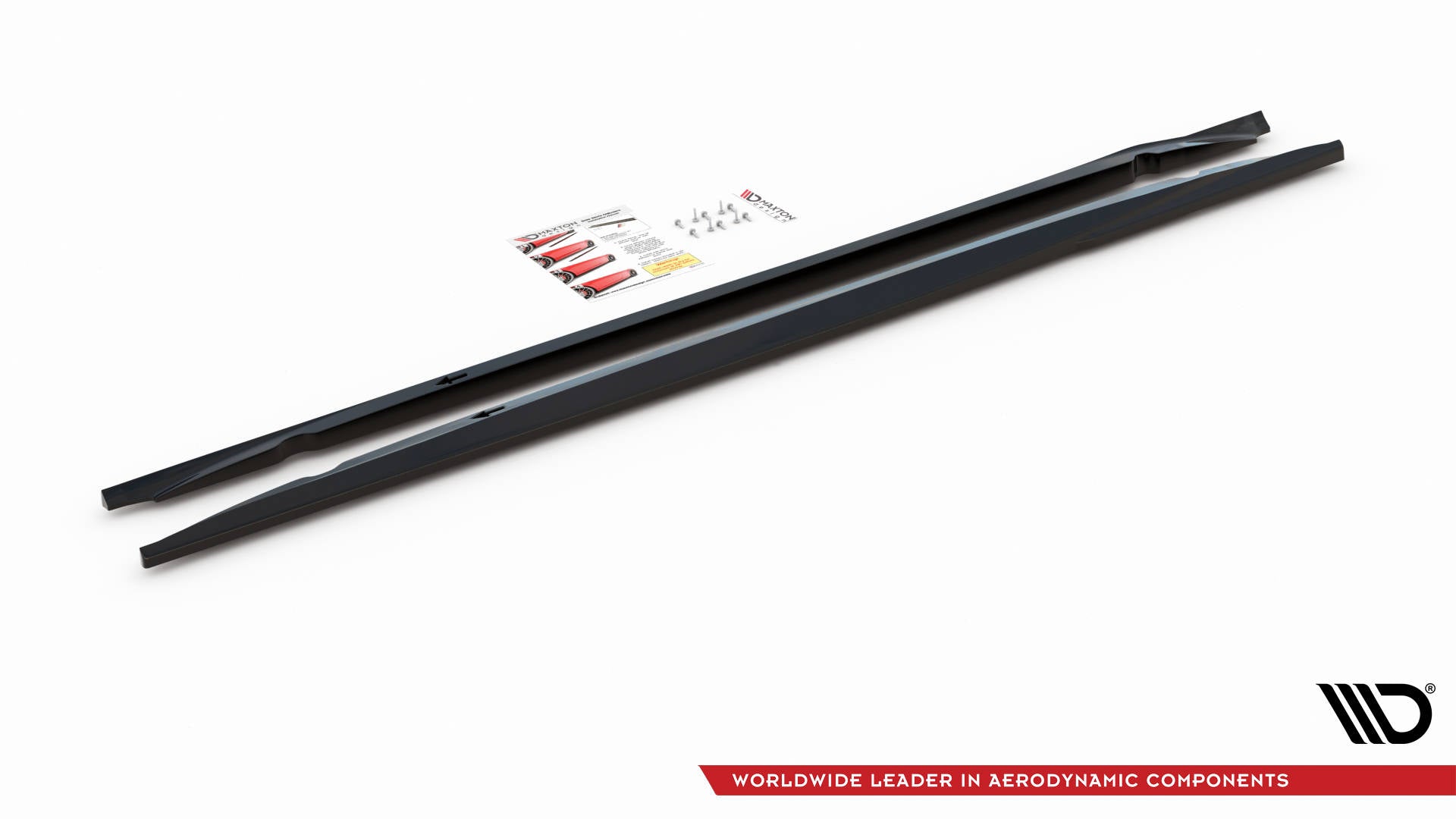Maxton Design Street+ Seitenschweller Leisten passend für Seat Exeo schwarz Hochglanz