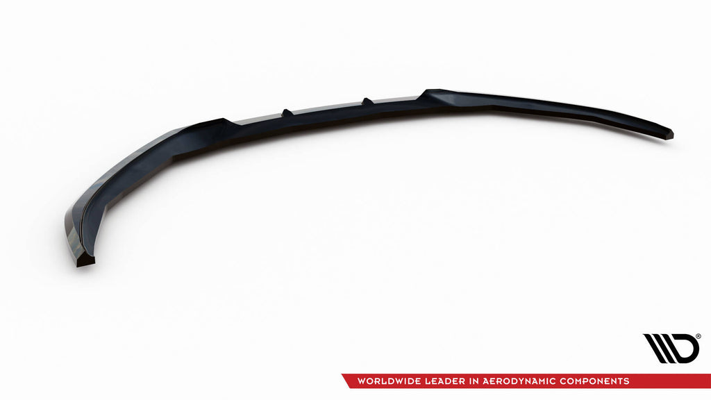 Maxton Design Street+ Spoilerlippe Front Ansatz V.2 passend für Jaguar XE R-Sport X760 schwarz Hochglanz