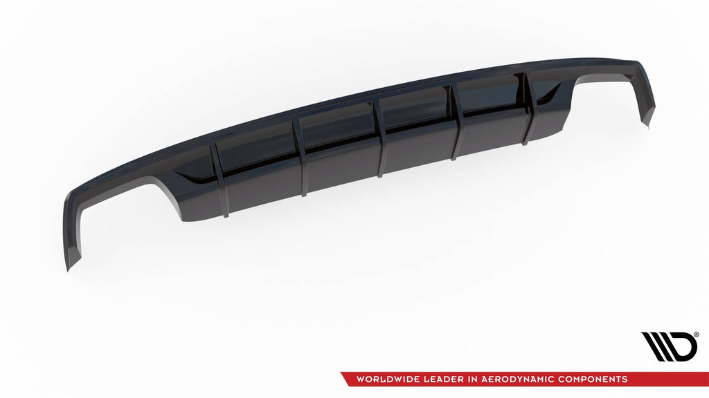 Maxton Design Diffusor Heck Ansatz passend für Audi S8 D4 Facelift schwarz Hochglanz