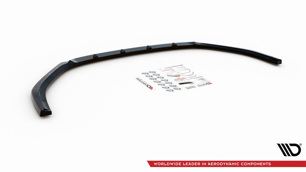 Maxton Design Street+ Spoilerlippe Front Ansatz V.2 passend für Mazda CX-3 schwarz Hochglanz