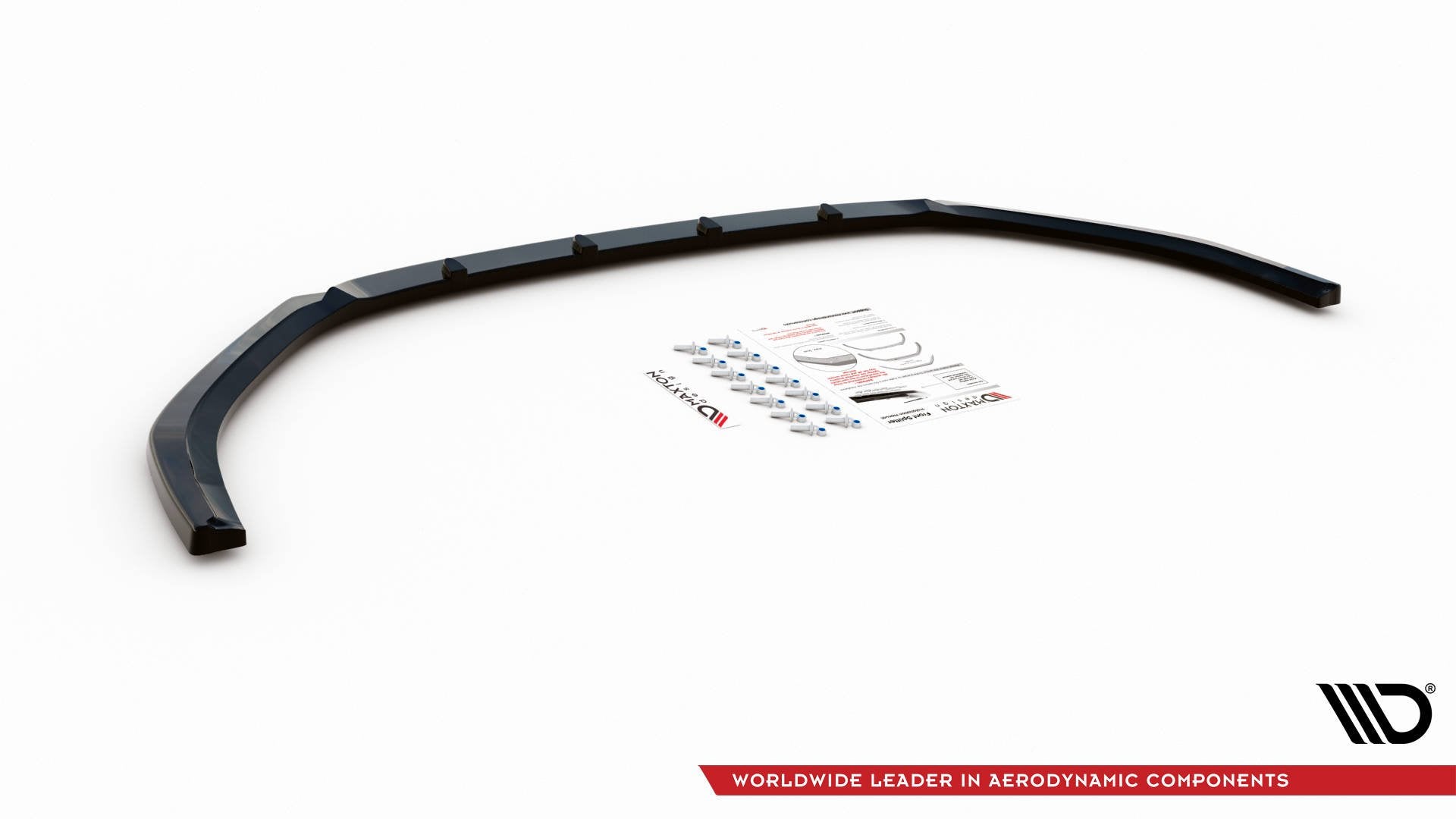 Maxton Design Street+ Spoilerlippe Front Ansatz V.2 passend für Mazda CX-3 schwarz Hochglanz