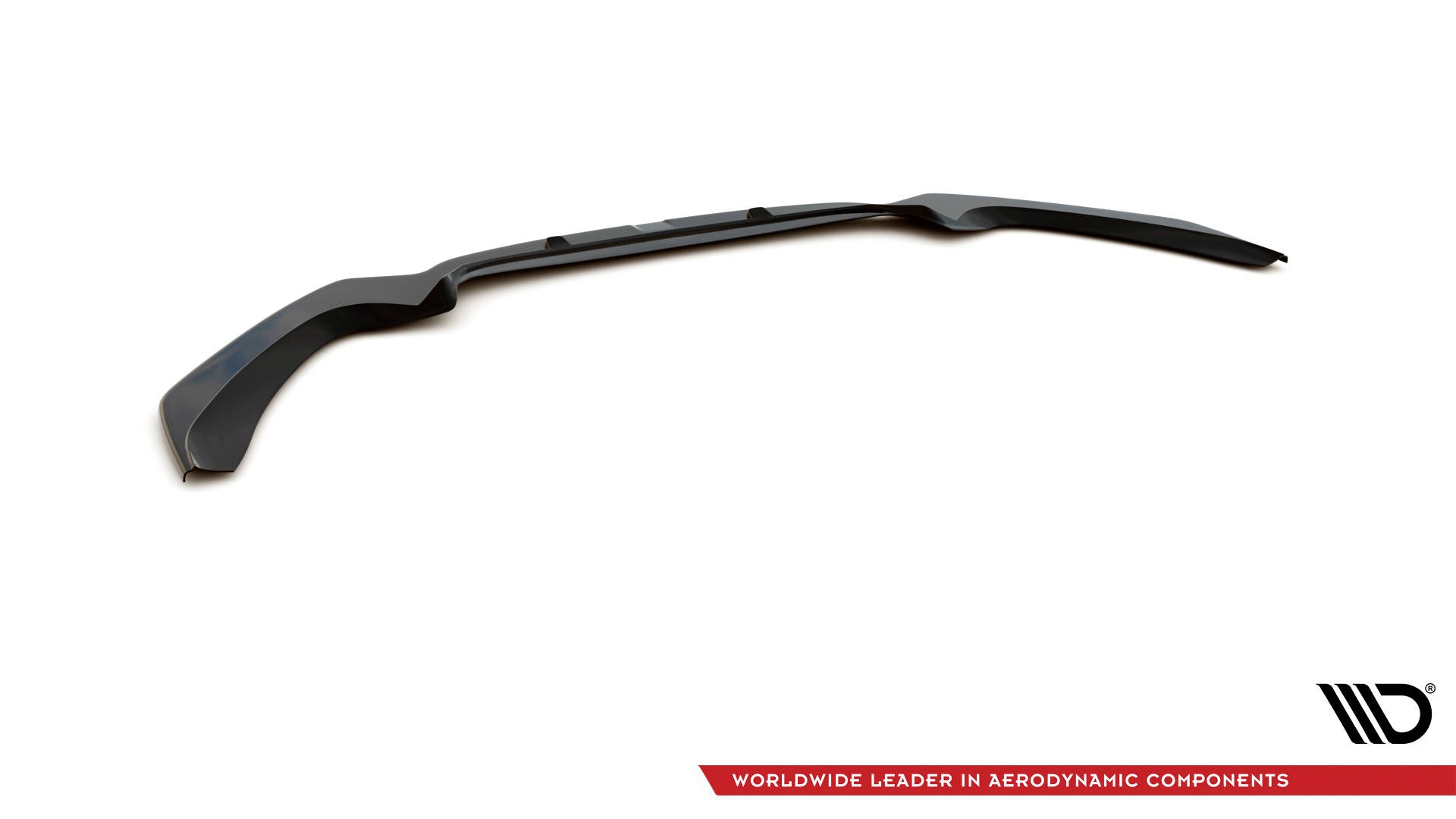 Maxton Design Street+ Spoilerlippe Front Ansatz V.1 passend für BMW 1er F20/F21 M-Power FACELIFT schwarz Hochglanz