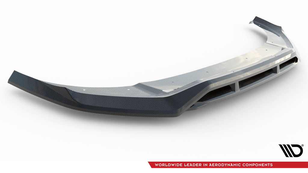 Maxton Design Prepreg Carbon Fiber Street+ Spoilerlippe Front Ansatz passend für Audi RSQ8 Mk1