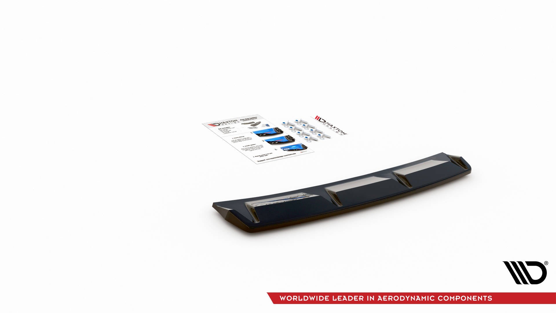 Maxton Design Heckansatz Audi S3 Limousine 8Y schwarz Hochglanz für Audi A3