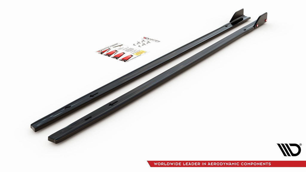 Maxton Design Seitenschweller Ansatz für V.2 für + Flaps Volkswagen Golf 8 GTI / GTI Clubsport