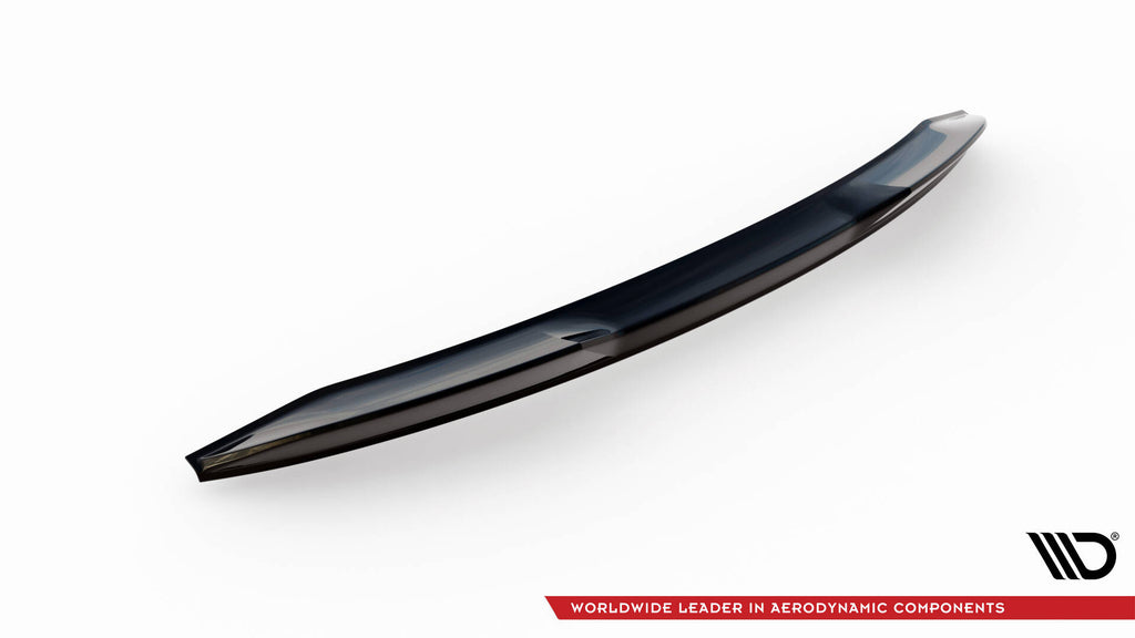 Maxton Design Niedriger Spoiler CAP 3D passend für Alfa Romeo Stelvio Mk1 schwarz Hochglanz