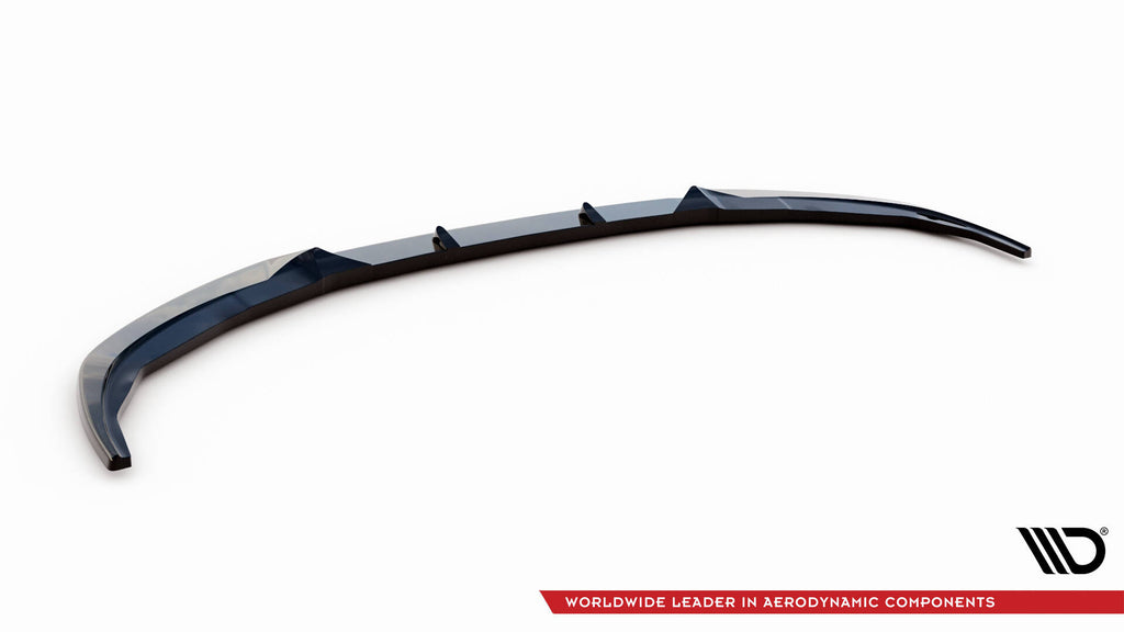 Maxton Design Street+ Spoilerlippe Front Ansatz V.1 passend für BMW 3er Sport Line G20 / G21 schwarz Hochglanz