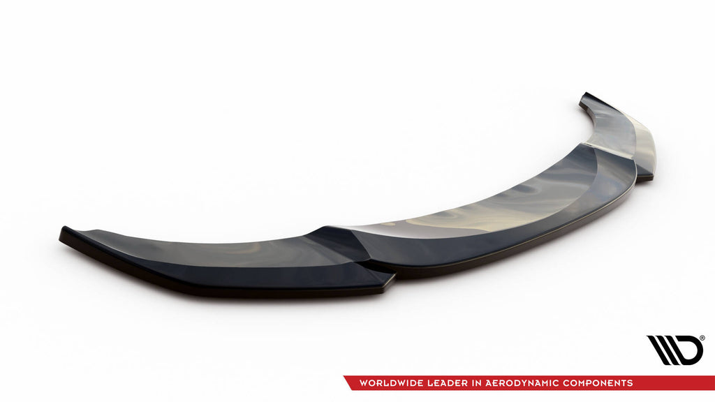 Maxton Design Street+ Spoilerlippe Front Ansatz V.4 passend für BMW 5er F10/F11 M-Paket schwarz Hochglanz